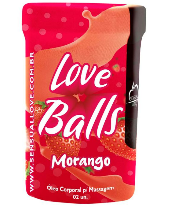 Love Balls Beijável 02 Unidades Sensual Love