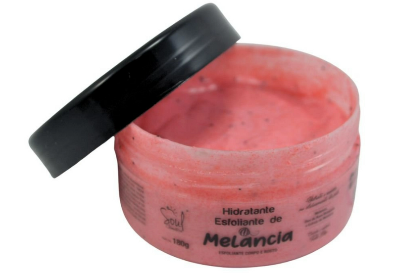 Hidratante Esfoliante de Melancia Corpo e Rosto
