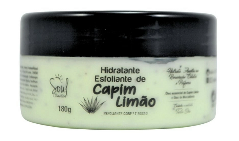 Hidratante Esfoliante de Capim Limão Corpo e Rosto
